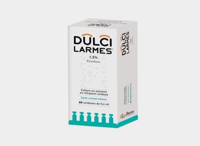 Collyre pour dilater la pupille